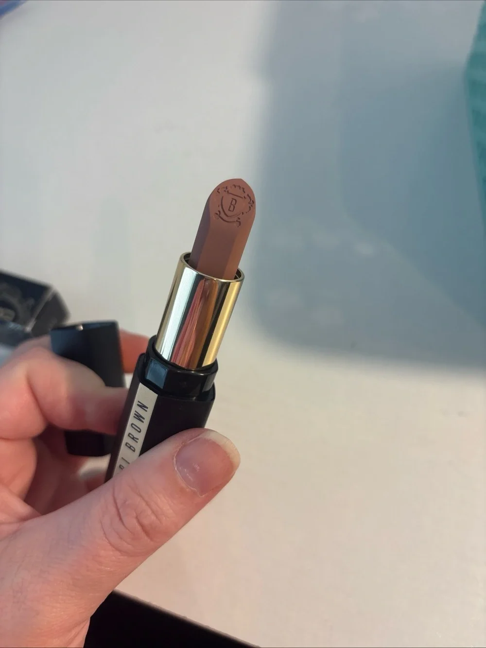 Bobbi Brown Luxe Cashmere Matte Lipstick 456 Vintage Blush New Full Size